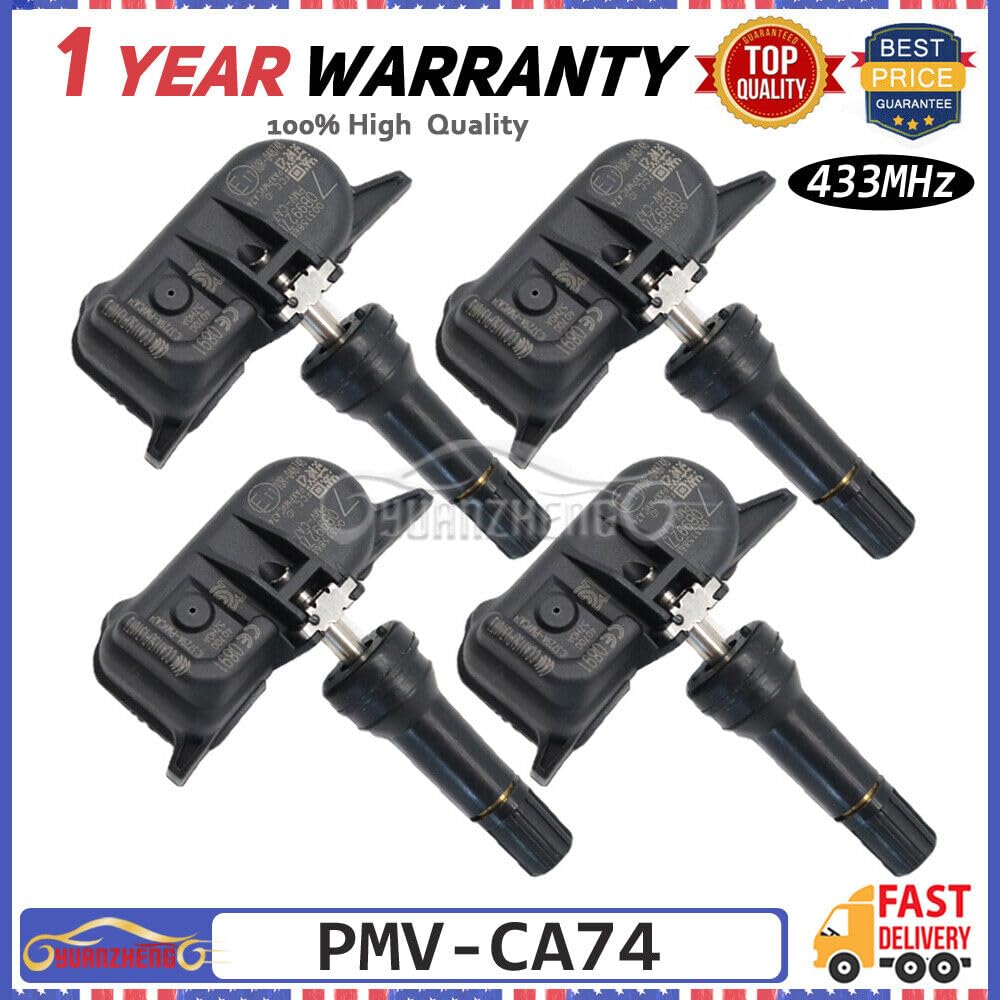 ya 3 8.24 baidi 40700-5ZH0A 4-Pack TPMS PMV-CA74 Tire Pressure Sensor for Nissan Kicks for Infiniti 