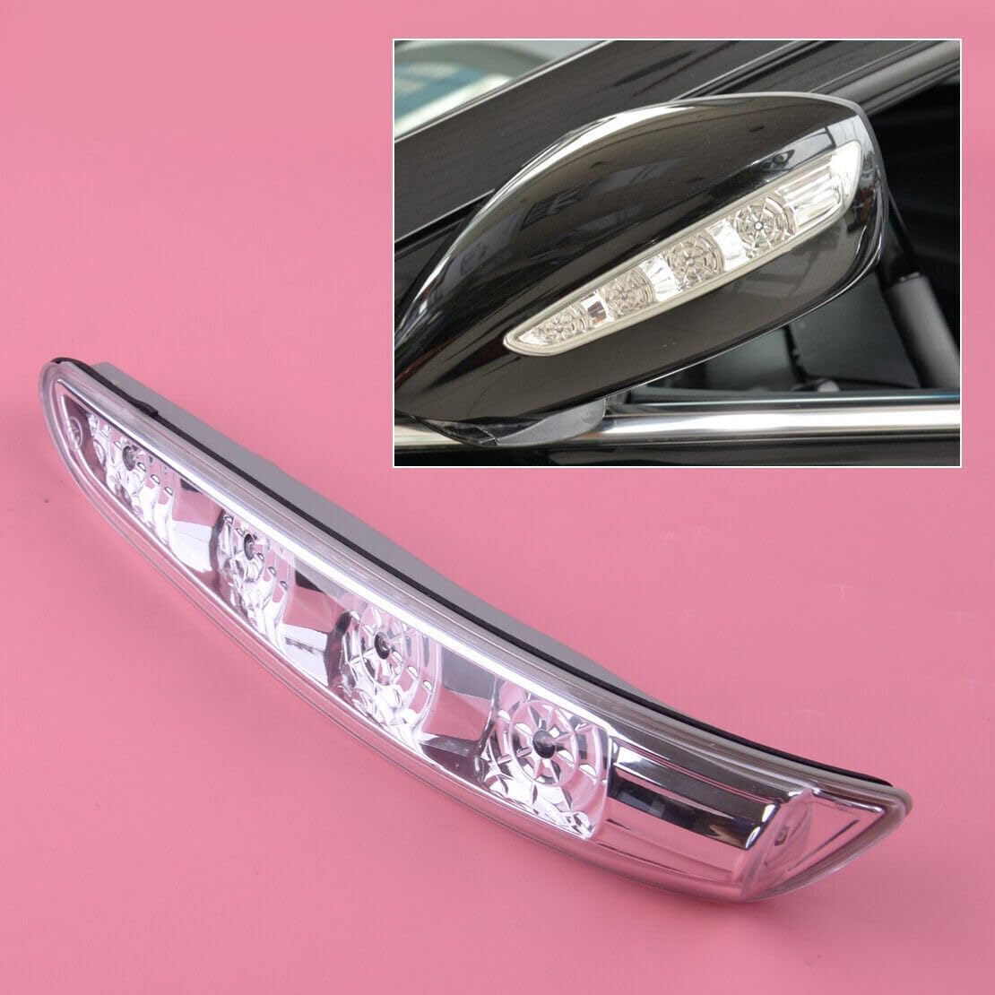 ya 4 8.10 Left turn signal mirror light fits for Hyundai Sonata 8th i45 2011-2014 Plastic 