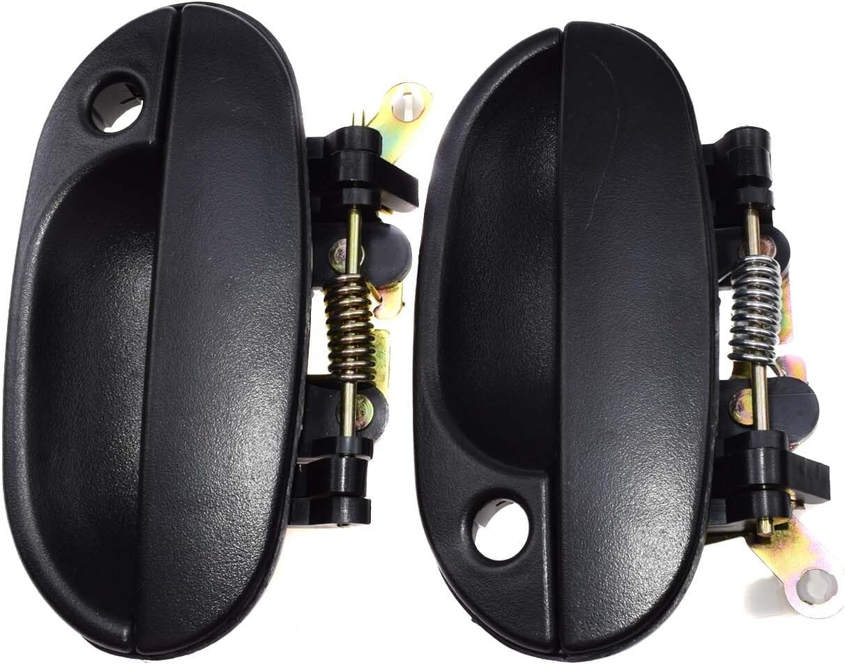 ya 2 8.15 for Hyundai Accent 1995-1999 Pair of Exterior Door Handles Front Driver and Passenger 