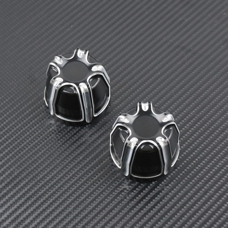 ya 2 8.15 Motorcycle 29MM Front Axle Nut Cover Cap Fit for Harley Softail Dyna Touring