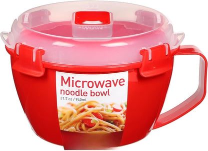 ya 14 9.20 baidi Microwave Pasta Bowl, 940 ml. Microwave Food Container with Release Hole-1