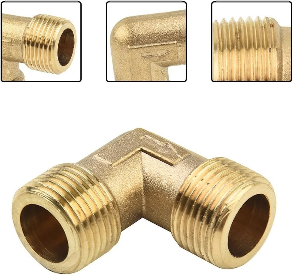 ya 28 10.13 baidi Elbow Coupler Pipe Joint 1.2x1.2x0.51inch 16.5mm Compressor Assembly