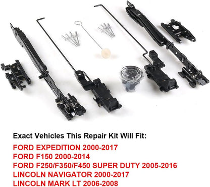 ya 4 8.14 Sunroof Repair Kit for Ford F150 F250 F350 Expedition 2000-2017 for Lincoln Mark LT