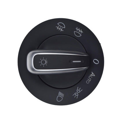 ya 4 8.8.2 Chrome Headlight Control Switch for VW for Tiguan for Jetta for Golf MK5 for Passat B6 GTI