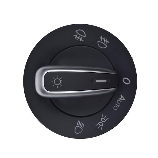 ya 4 8.8.2 Chrome Headlight Control Switch for VW for Tiguan for Jetta for Golf MK5 for Passat B6 GTI