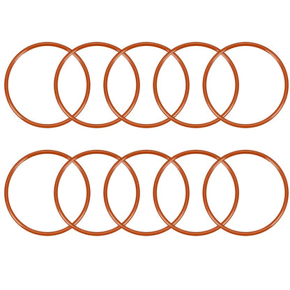 ya 13 9.15 baidi Silicone O-Ring 48mmx43.2mmx2.4mm VMQ Seal Rings Sealing Gasket Red 10PCS