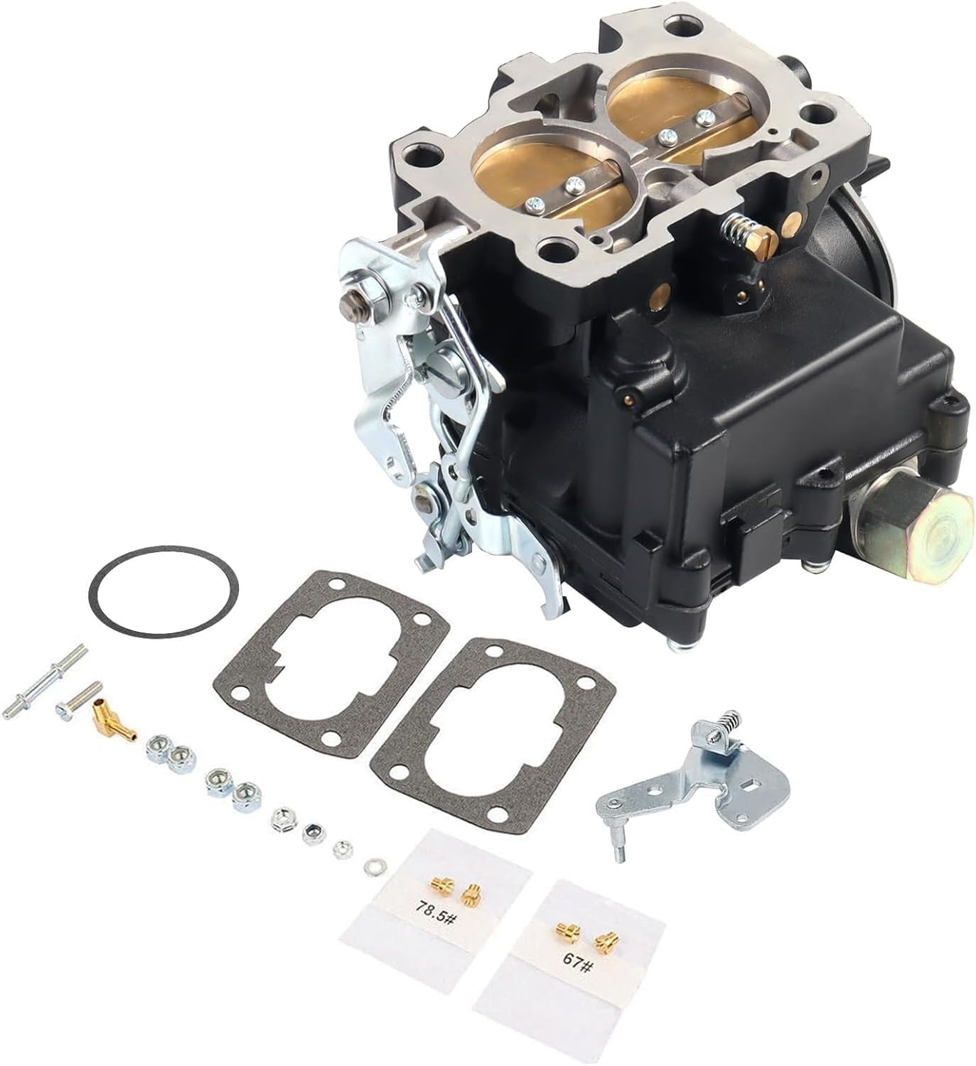 ya 2 8.15 Carburetor Marine 2 barrels for Rochester Mercruiser NO.3310-8M0045397 (black)