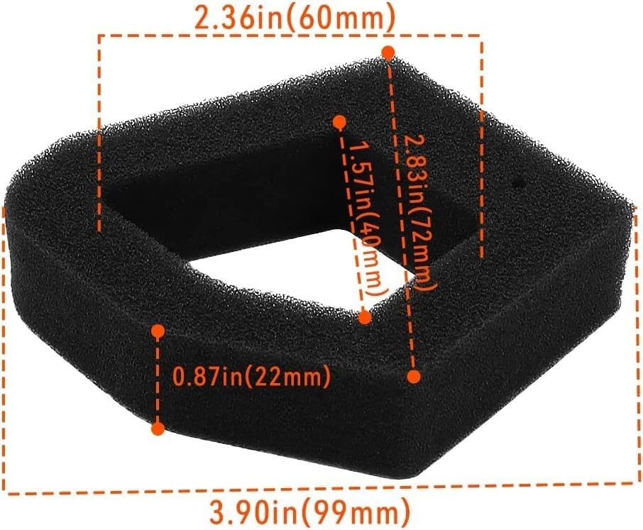 ya 23 10.7 baidi 5x Air Filter Cleaner for Honda GX35 GX35NT HHT35S 35cc Small Engine Gasoline