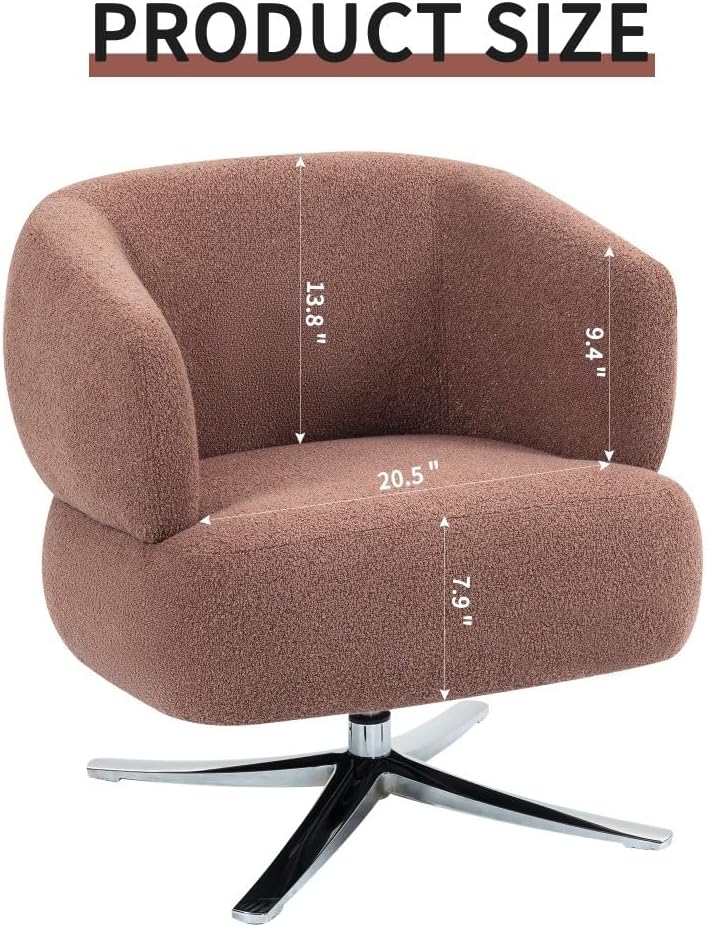 ya 28 10.13 baidi Cuddle-Style Leisure Swivel Sofa - for Balconies/Studies/Living Rooms Red