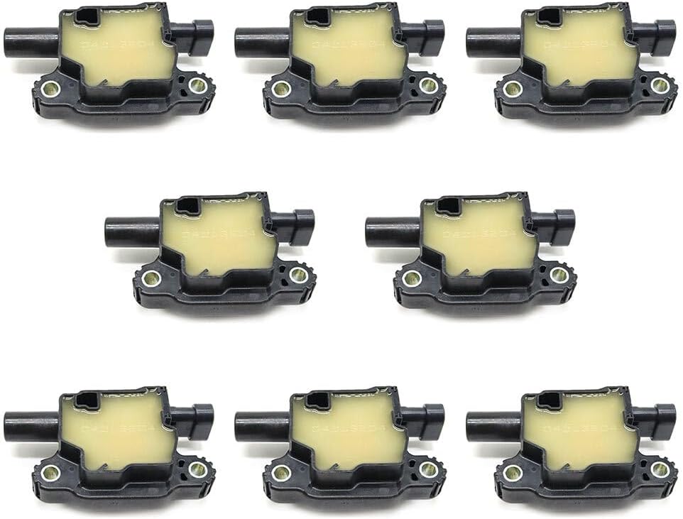 ya 9 10.24 8-pack Square Lgnition Coil for Chevrolet for Silverado Tahoe for GMC for Sierra Envoy 4.8L 5.3L-