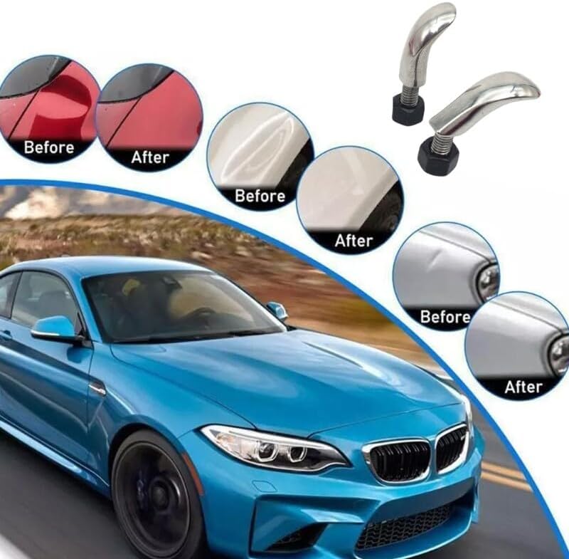 ya 26 10.21 baidi 2pcs Car Dent Remover Head Stainless Steel 360 De Steering Conversion Head