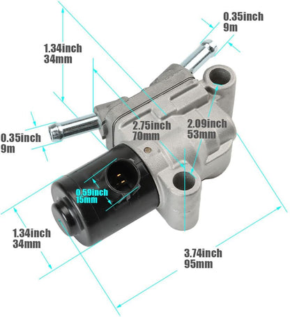 ya 11 9.14 baidi36450-PT3-A01 Idle Air Control Valve for Honda for Accord Prelude 2.2L 2.3L 1992-93