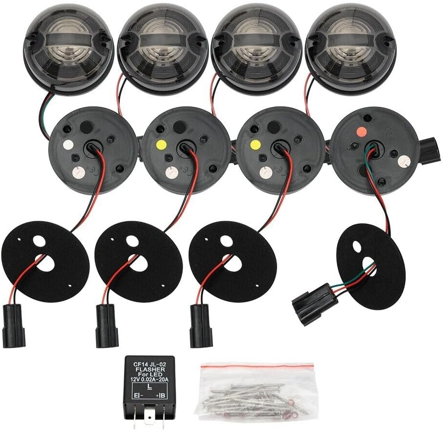 ya 7 8.24 baidi for Land Rover for Defender 90 110 130 Upgrade Kit LED Turn Signal Stop Tail Light 