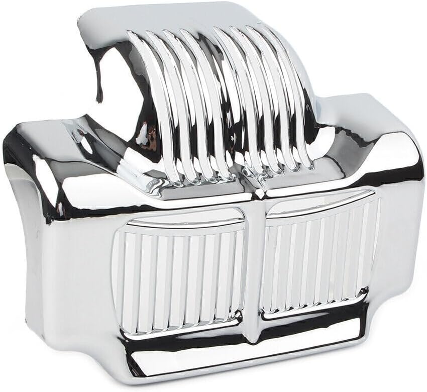 ya 4 8.14 Oil Cooler Cover for Harley Touring Electra Road Street Glide 2011-15 12 Chrome