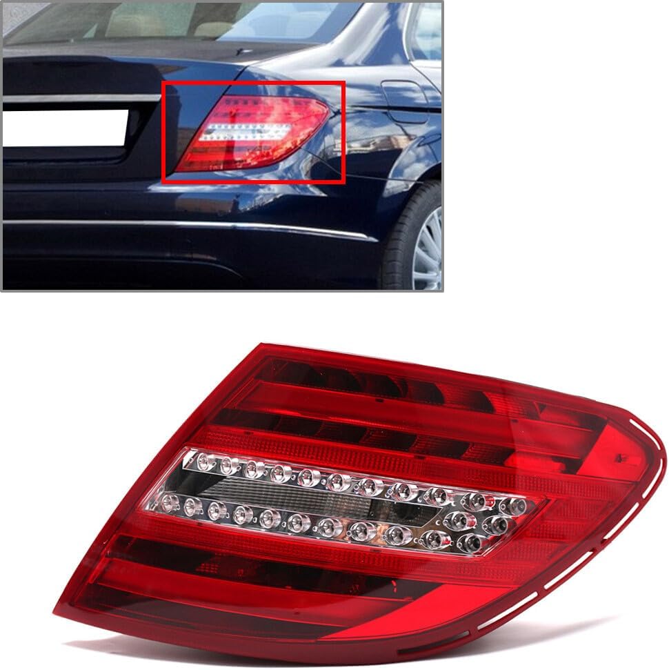 ya 10 9.16 zhengce Tail Light Rear Brake Lamp for Mercedes-Benz C Class C250 C300 C350 C63 Rig