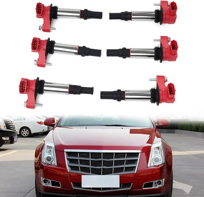 ya 9 10.24 D510A 6PCS Ignition Coil Pack for GMC Acadia for Buick For for Cadillac SRX CTS STS