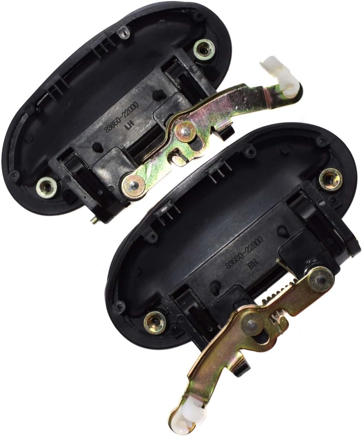 ya 2 8.15 for Hyundai Accent 95-99 Pair of Exterior Door Handles Rear Driver and Passenger Side 