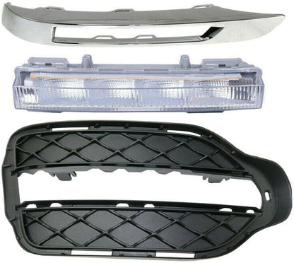 ya 14 9.20 zhengce 3-piece right front fog driving light assembly suitable for X204 GLK350 20-1