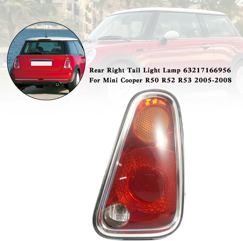 ya 10 9.16 zhengce Rear Right Tail Light Lamp 63217166956 for Mini Cooper R50 R52 R53 2005-200
