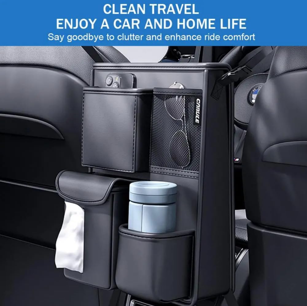 ya 2 8.15 Car for Seat Middle Storage Organizer Pocket Hanging Bag Holder Large Capacity
