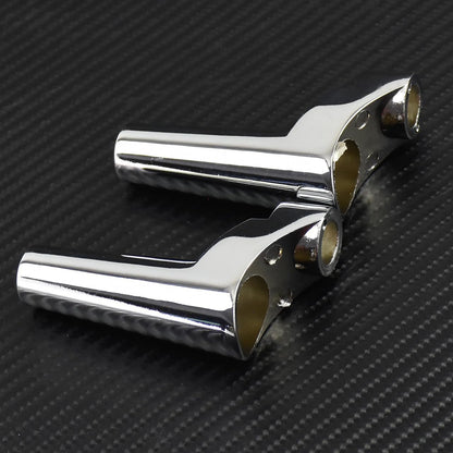 ya 2 8.15 Front Turn Signal Mounts Relocation Kit Fit for Harley Sportsters 88-up Chrome
