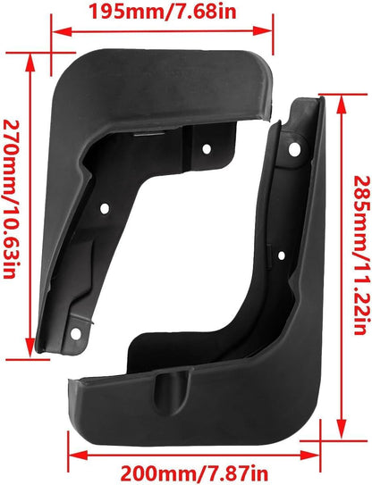 ya 28 10.13 zhengce 4X for Toyota BZ4X Splash Guards Mudguards Mudflaps Mud Guards Fender 2022