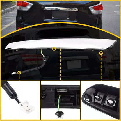 ya 10 9.16 baidi 908109PG0A Chrome Rear Tail Gate Finish Molding for Nissan 13-16 Pathfinder 3.5