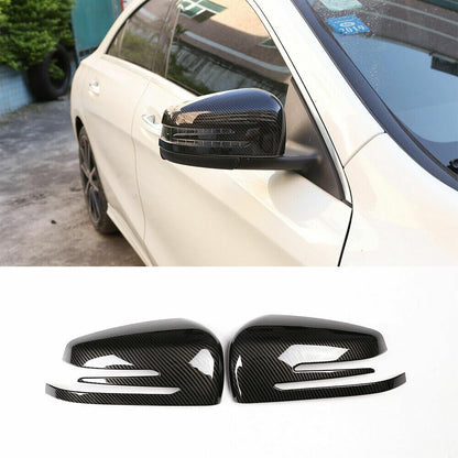 ya 11 9.14 baidiCarbon fiber ABS for Mercedes-Benz ABCES CLA GLA CLS GLK rearview mirror cap