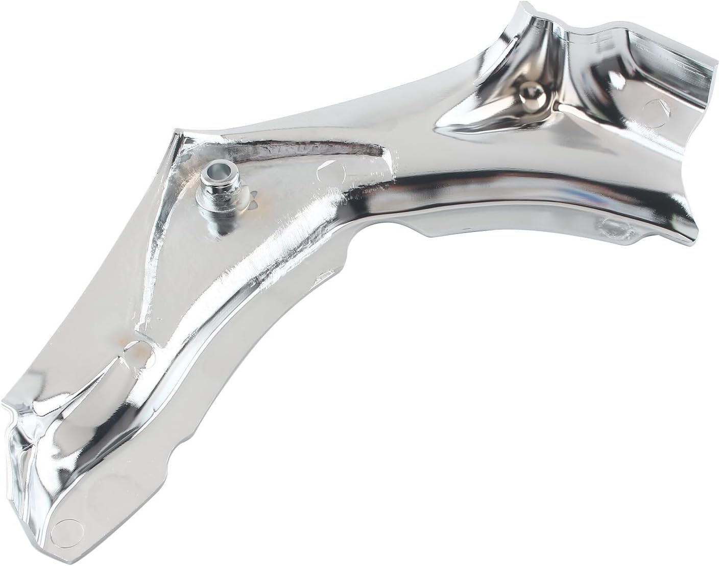 ya 4 8.14 Chrome Cylinder Base Side Cover for Harley Heritage Softail FLSTC FLSTN 2007-17