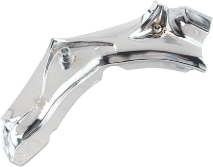 ya 4 8.14 Chrome Cylinder Base Side Cover for Harley Heritage Softail FLSTC FLSTN 2007-17