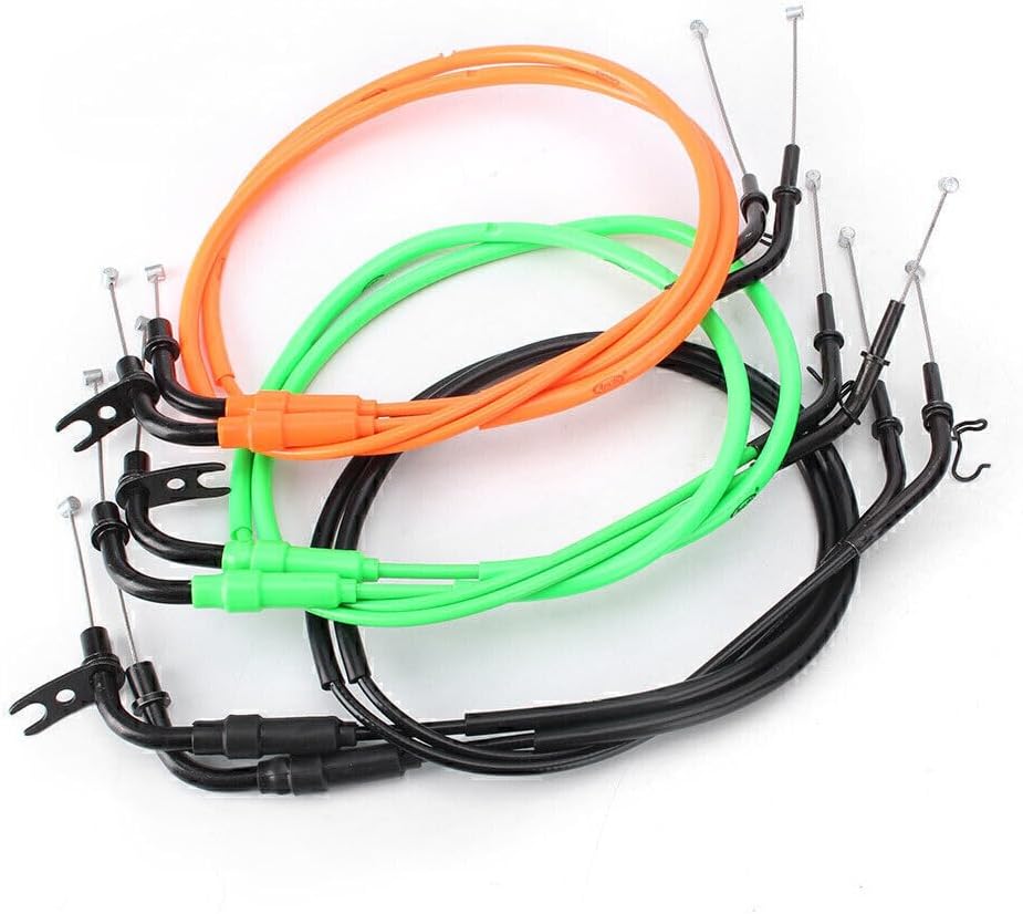 ya 5 8.24 baidi Orange Motorcycle Throttle Cable Accelerator Wire Line for Kawasaki Z1000 14-16