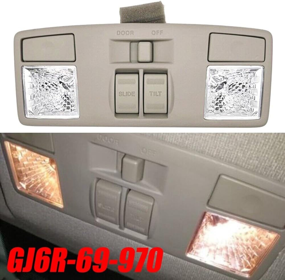 ya 4 8.14 Car Front Interior Overhead Dome Light Reading lamp Sunroof Switch for for Mazda 6