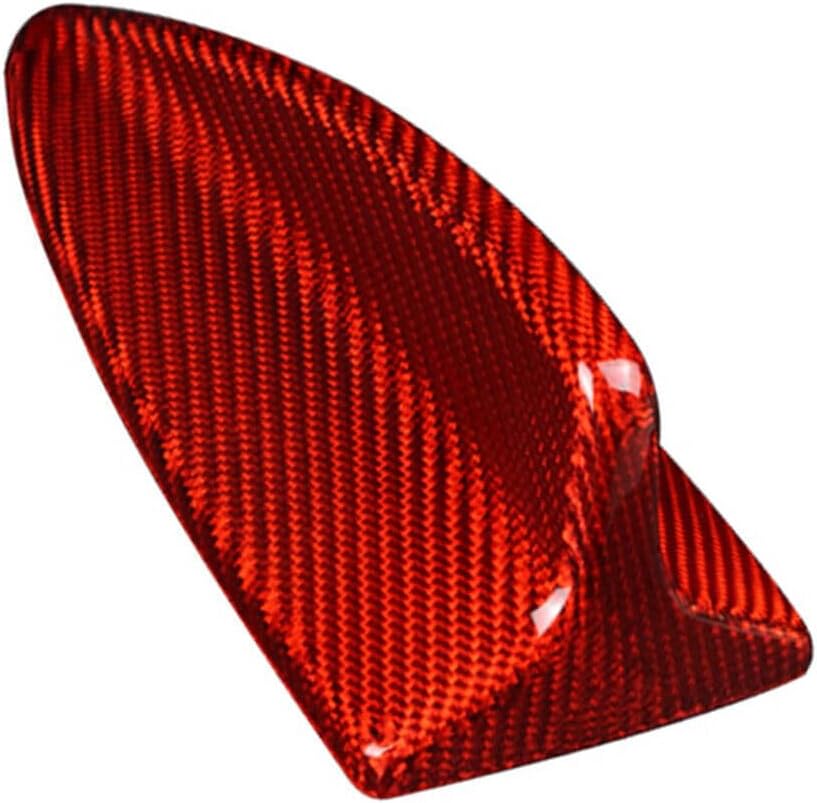 ya 6 8.14 Red Carbon Fiber Shark Fin Antenna Cover Fit for BMW 1 3 Series E82 E46 E90 E92 M3