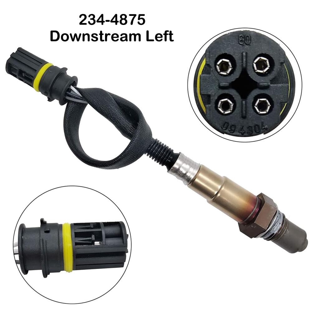 ya 12 10.8 baidi 4-Piece Oxygen Sensor Front + for BMW E70 X5 2007-2010 4.8L-