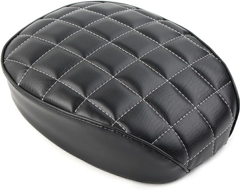 ya 4 8.8.2 Cushion Rear Passenger Pillion Pad for SEAT Black Fit for Harley Sportster XL 1200 XL883