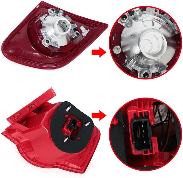 ya 2 8.15 Right car LED rear taillight DRL exterior light suitable for VW Passat B6 Sedan 2006-2011