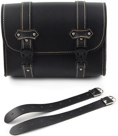 ya 11 9.14 baidiMotorcycle Universal Tool Bag PU Leather Side Storage Saddle Bag Luggage Pouch