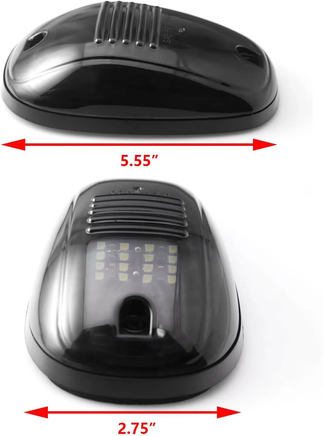 ya 7 8.24 baidi Fit for Dodge for Ram 1500 2500 3500 Rooftop Cab Running Light LED 6000K Smoked Lens Kit