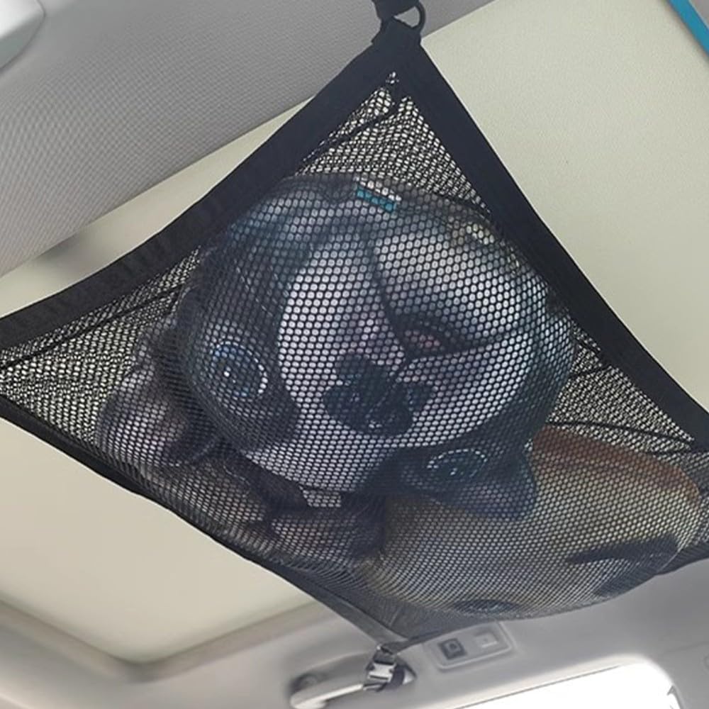 ya 2 8.15 Roof Storage Network Van Ceiling Cargo Travel Compartment Netting Bag