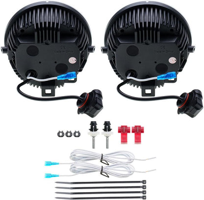 ya 7 8.24 baidi 2 Pack for 08-2017 for Toyota Sequoia DRL LED Daytime Running Driving 6500K Fog Light 
