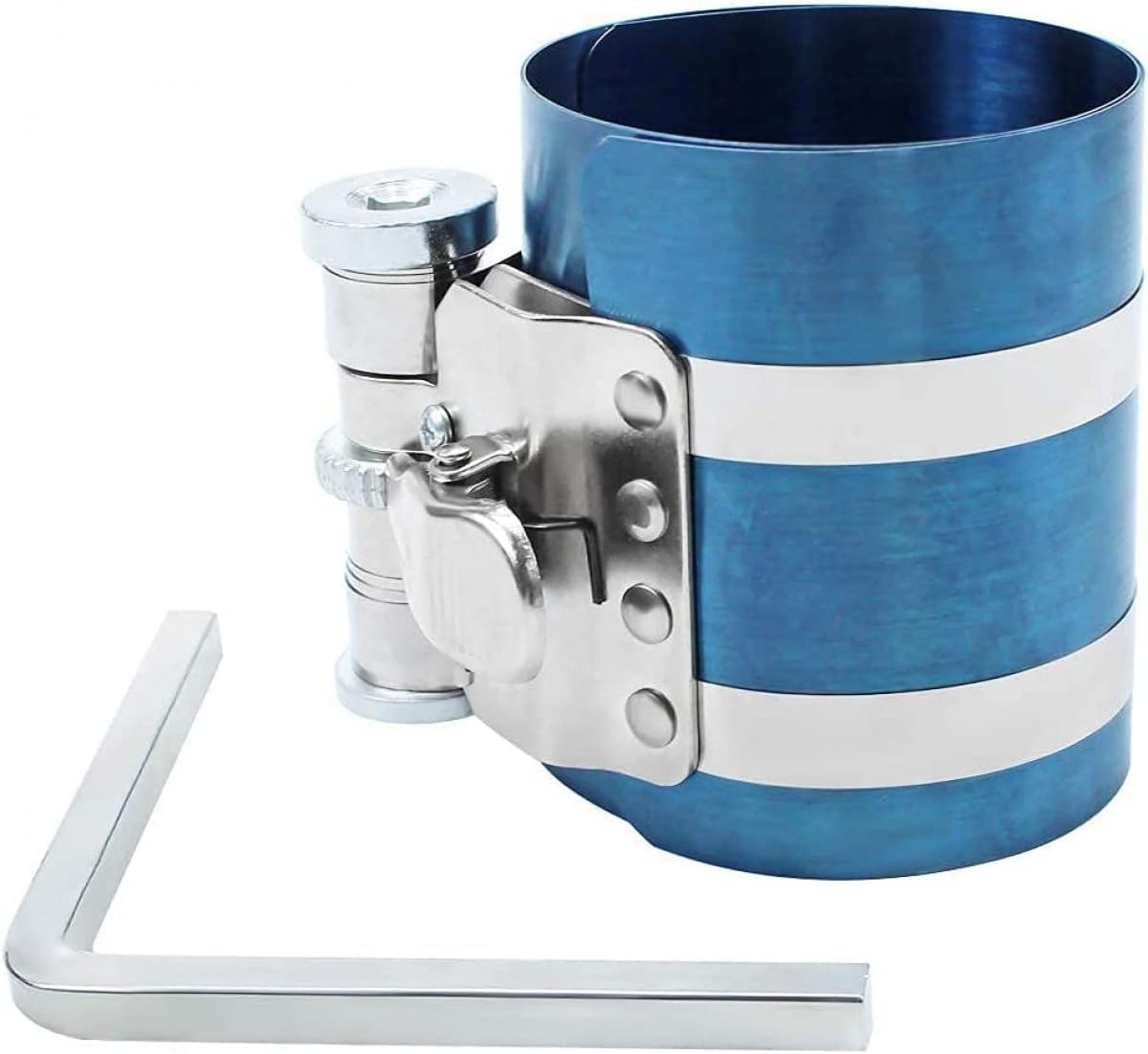 ya 6 8.14 3¡± Piston Ring Compressor Adjustable Ratchet Piston Installer Tool Removal Tool