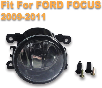 ya 7 8.24 baidi 1Pcs Clear Lens Front Bumper Driving Lamp Fog Light Fit for Ford Focus 2009-2014