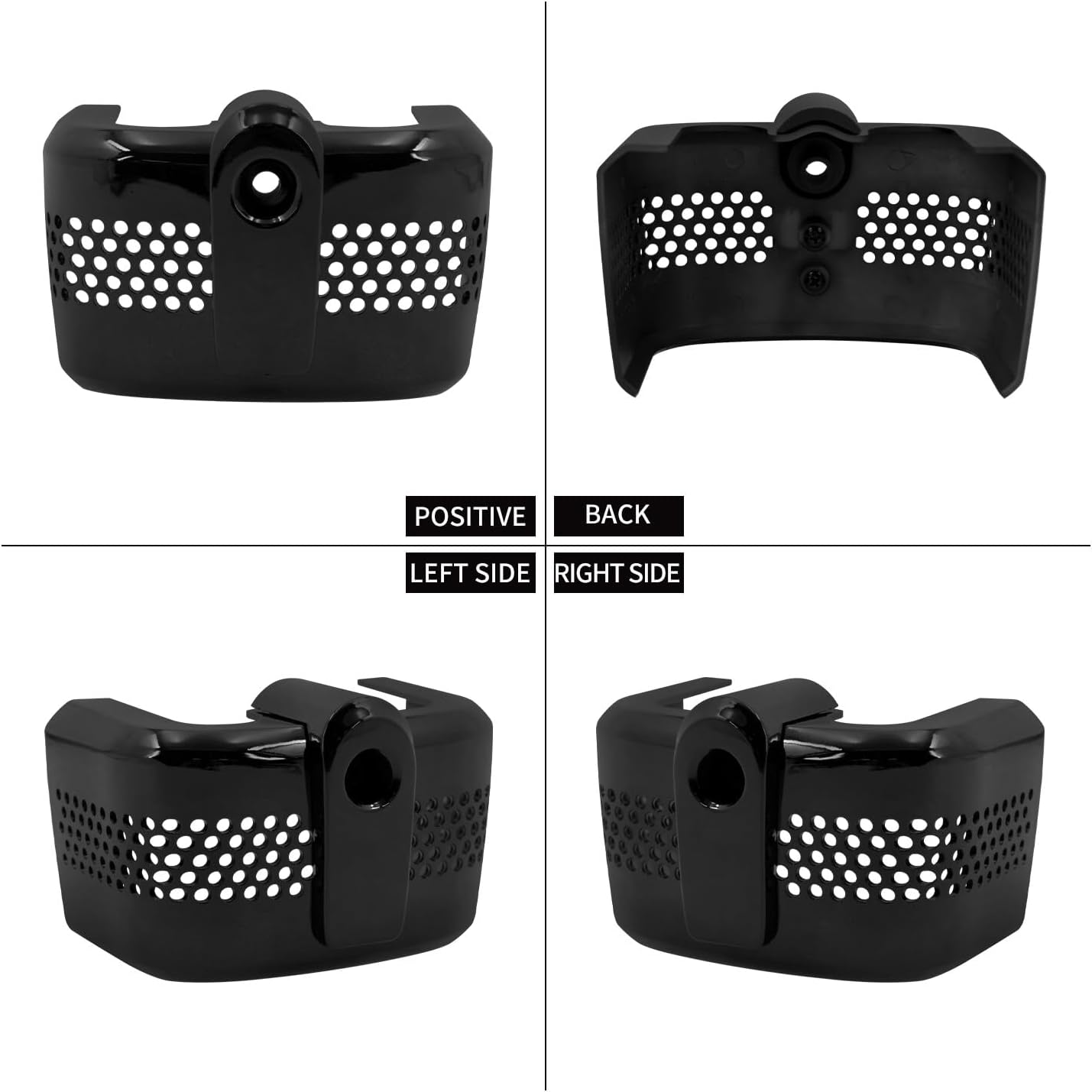 ya 5 8.24 baidi Black ABS Plastic Coil Cover for Harley Softail Breakout Street Fat Bob 18-2024