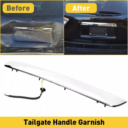 ya 10 9.16 baidi 908109PG0A Chrome Rear Tail Gate Finish Molding for Nissan 13-16 Pathfinder 3.5
