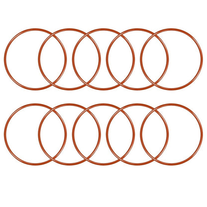 ya 13 9.15 baidi Silicone O-Ring 52mmx48mmx2mm VMQ Seal Rings Sealing Gasket Red 10PCS