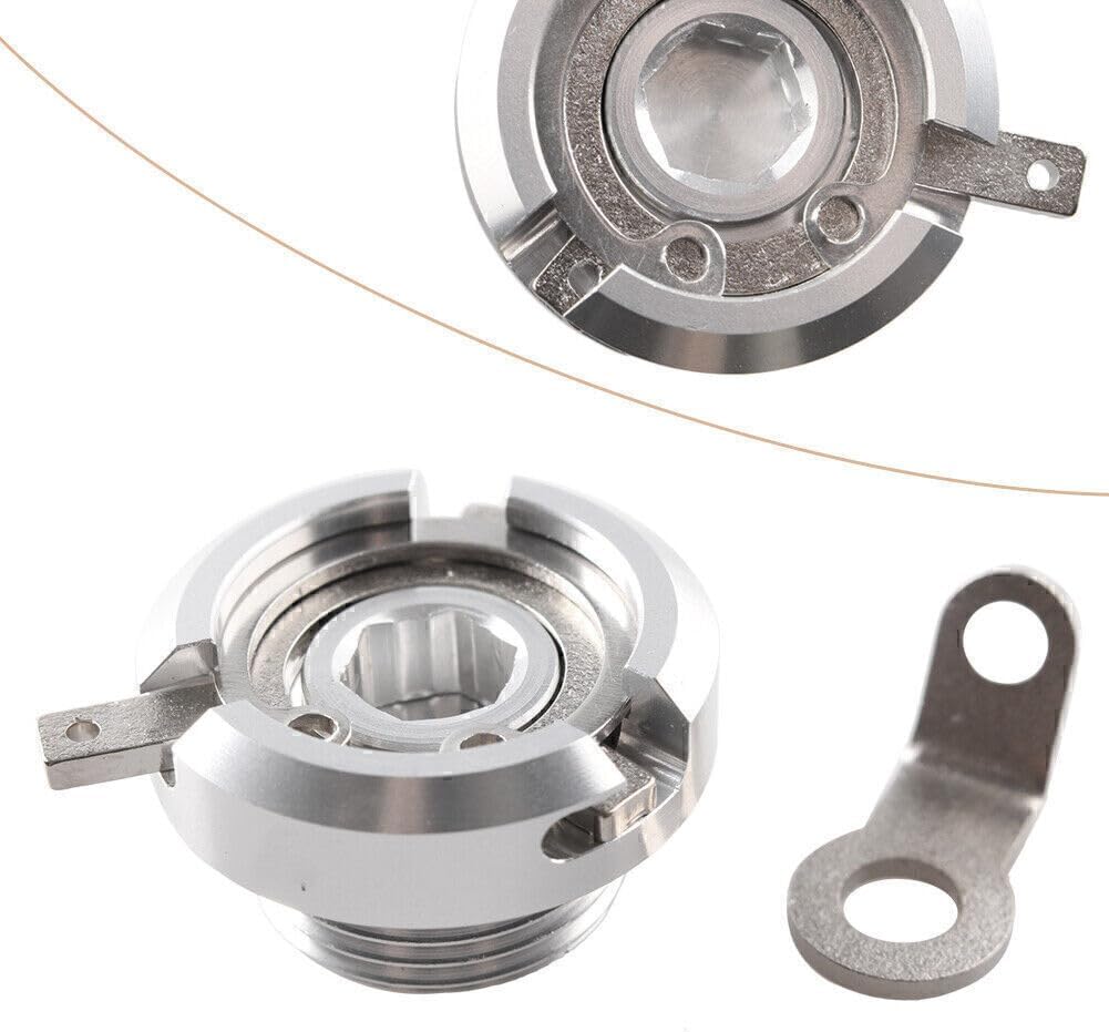 ya 12 10.8 baidi For Aprilia for Suzuki Moto Cagiva Silver Motorcycle Oil Filler Cap Set