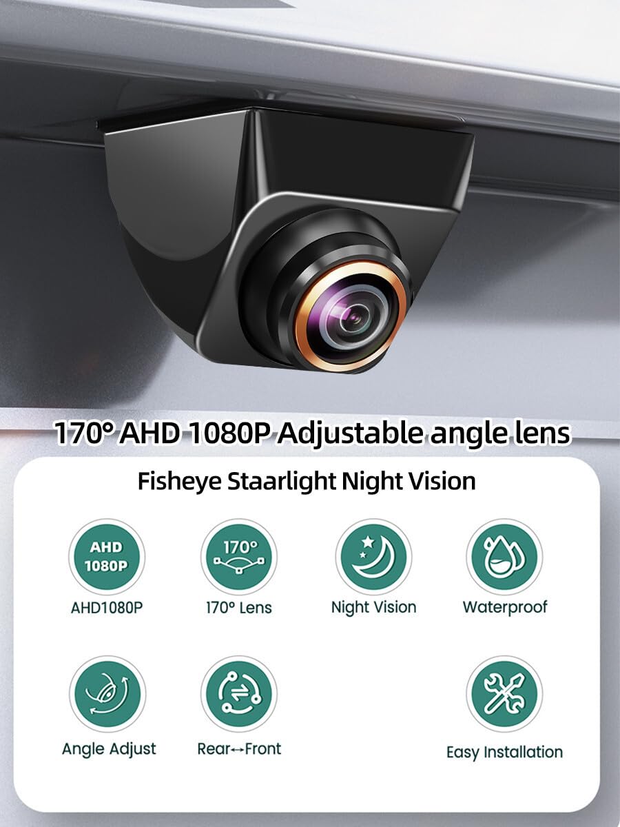 ya 6 8.14 Car Rear View Backup Camera 170¡ã Wide Angle Parking Reverse Camera Fisheye Lens