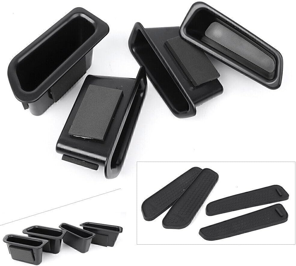 ya 2 8.15 4X Door Handle Storage Box Cup Armrest Container Bin Fit for Volvo XC60