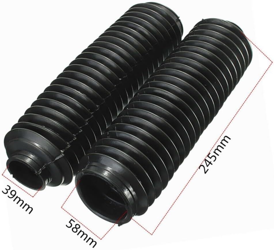 ya 4 8.10 Rubber Gaiters Boots 245x58x39mm Cover Replacement Accessories Motorcycle