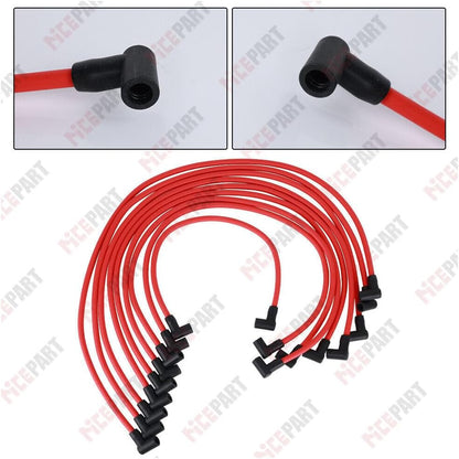 ya 7 8.24 baidi Electronic Ignition HEI Spark Plug Wire Kit compatible for Chevy SBC BBC 454 350 383